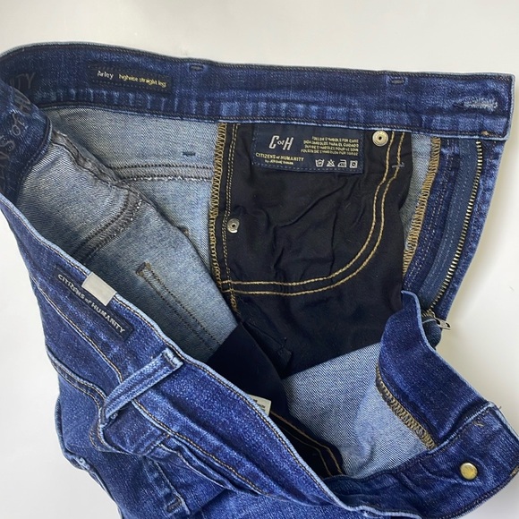 Citizen of Humanity Jeans Arley High Waist Straight Leg Size 29*32 - Picture 6 of 13